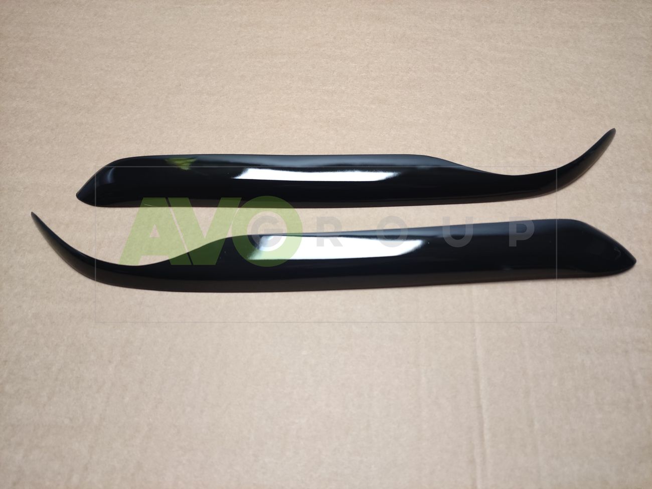 Priekšējo lukturu uzlikas uzacis priekš BMW X5 E53 2003-2006 ABS Gloss - Image 7