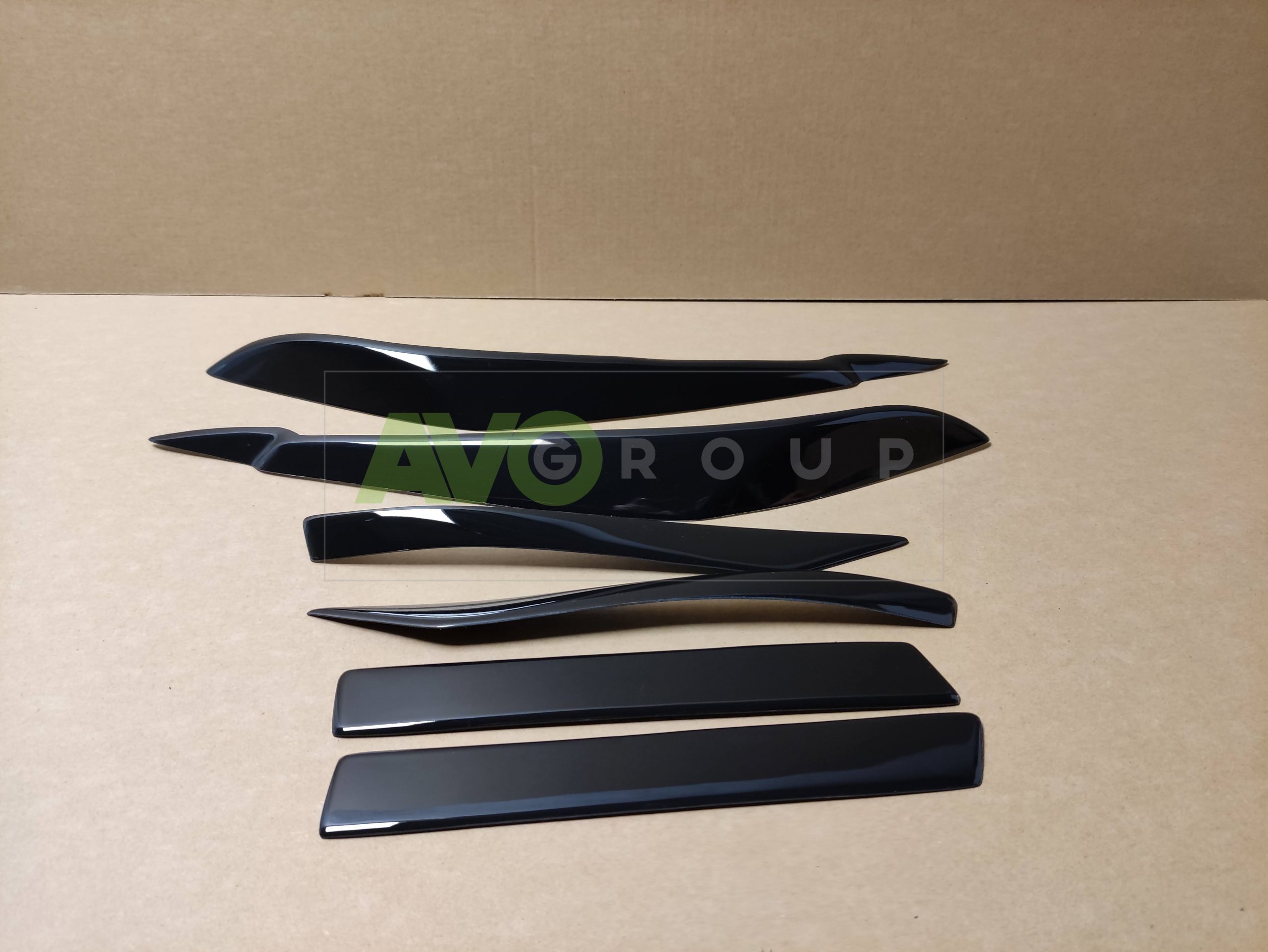 Front and rear eyelids kit for BMW X5 E70 2007-2013 ABS Gloss