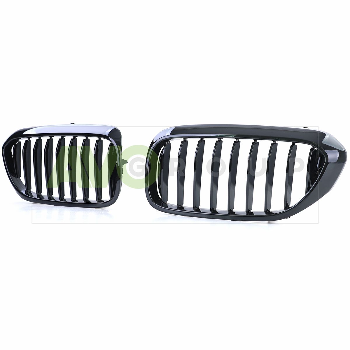 Front Grilles Kidney for BMW 5 G30 / G31 / F90 M5 Design Piano Black