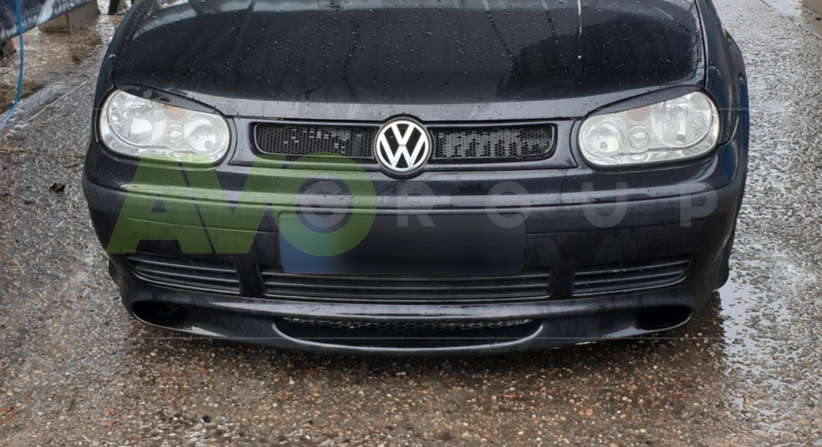 A style front spoiler splitter for VW Golf 4 1997-2005