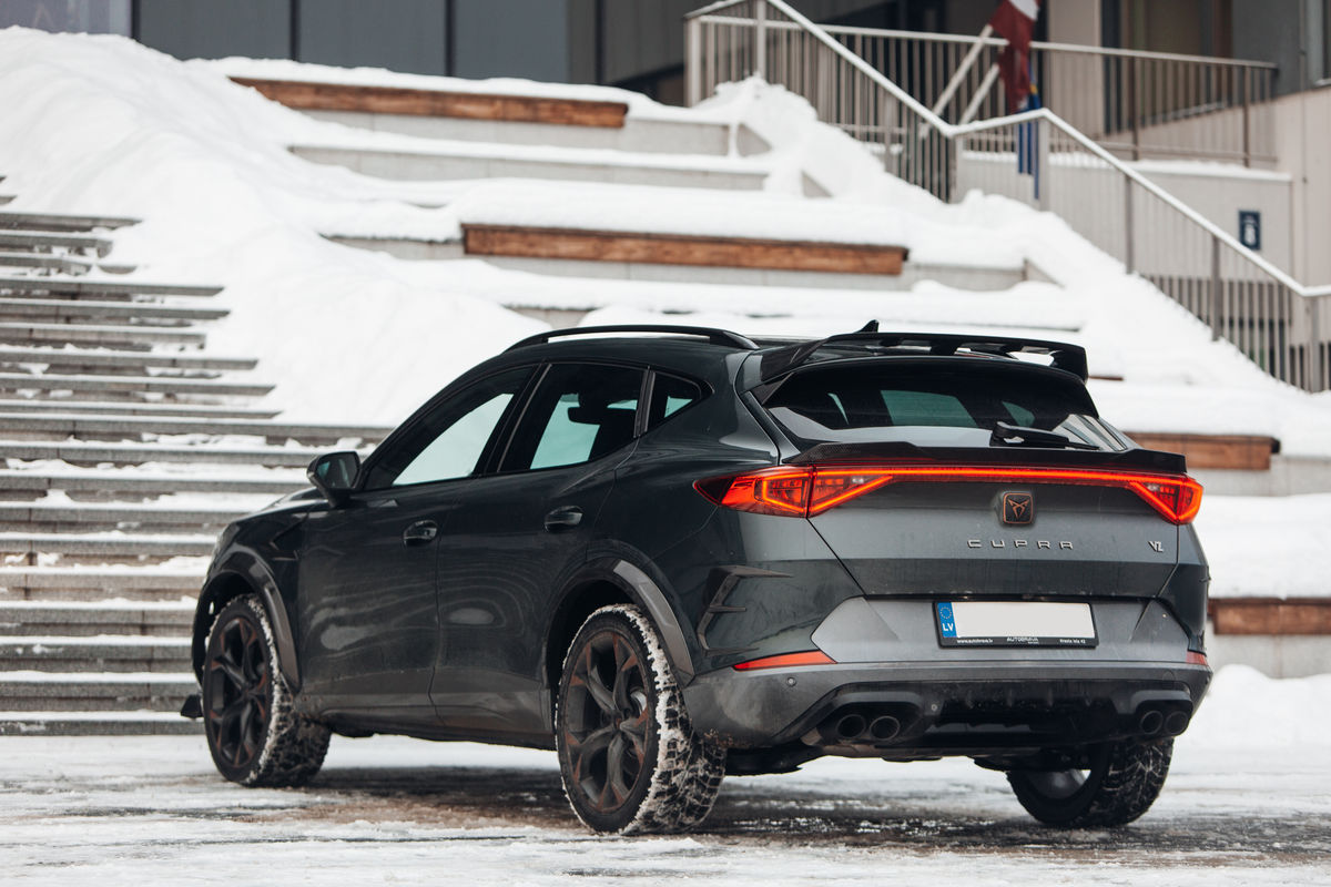 Carbon fiber roof spoiler wing for Cupra Formentor