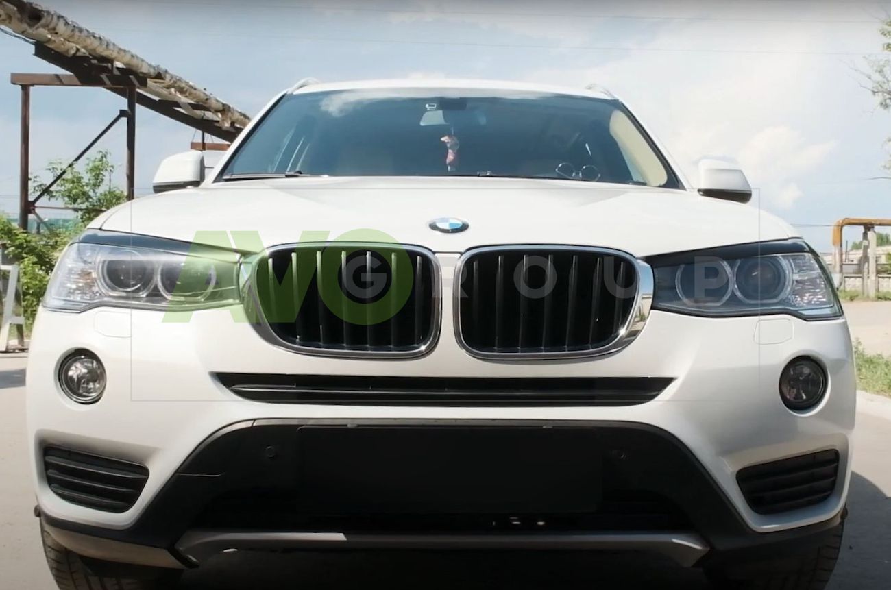 Headlight Eyelids for BMW X3 F25 LCI 2014-2018 ABS Gloss
