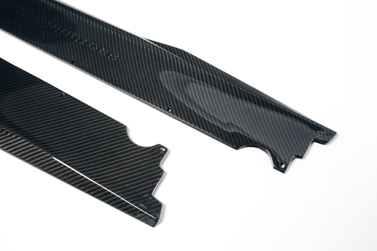 Carbon Side skirts Aero blades for Lamborghini Huracan STO v2 - Image 8