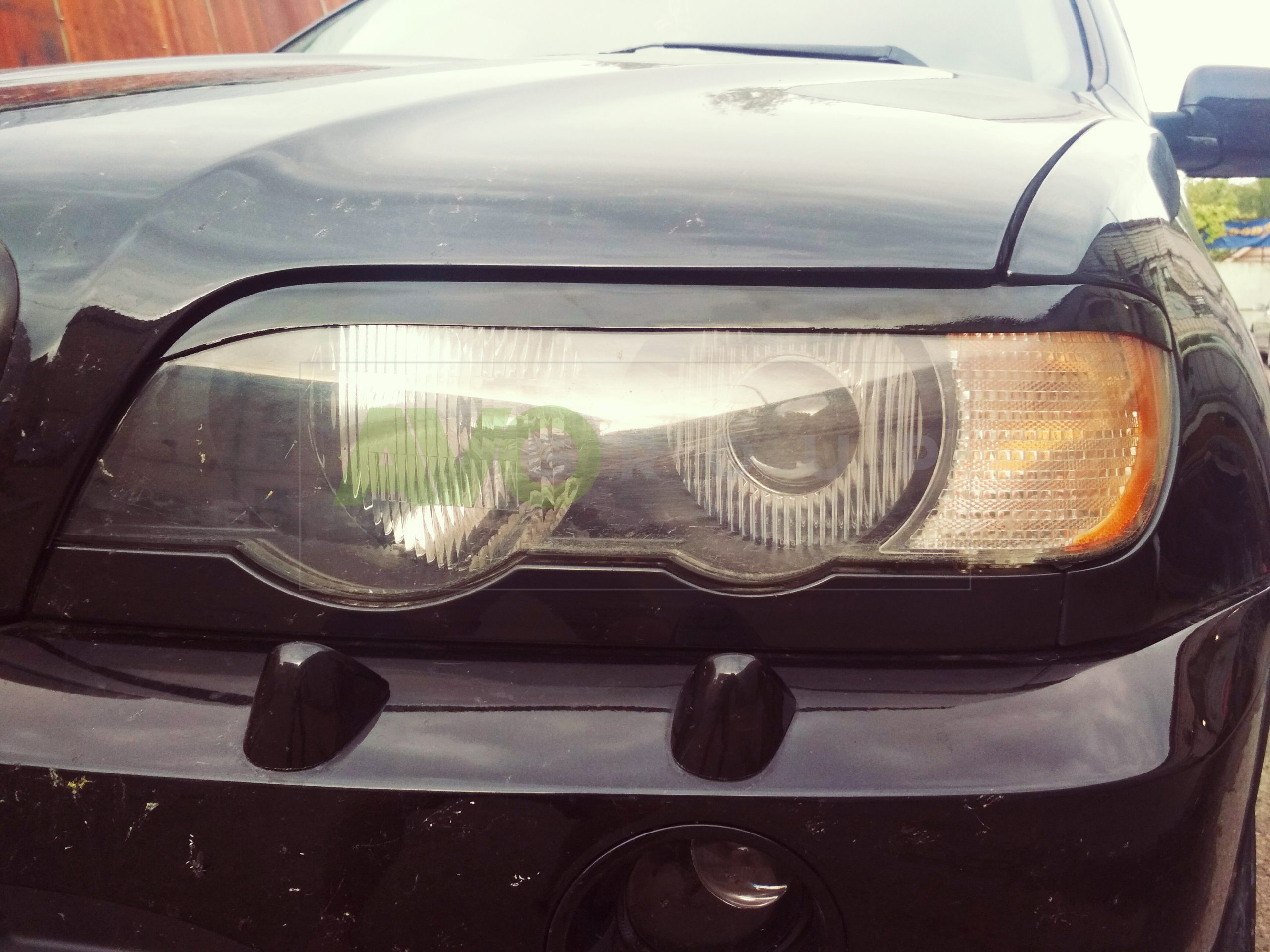 Headlight Eyelids for BMW X5 E53 1999-2003 ABS Gloss