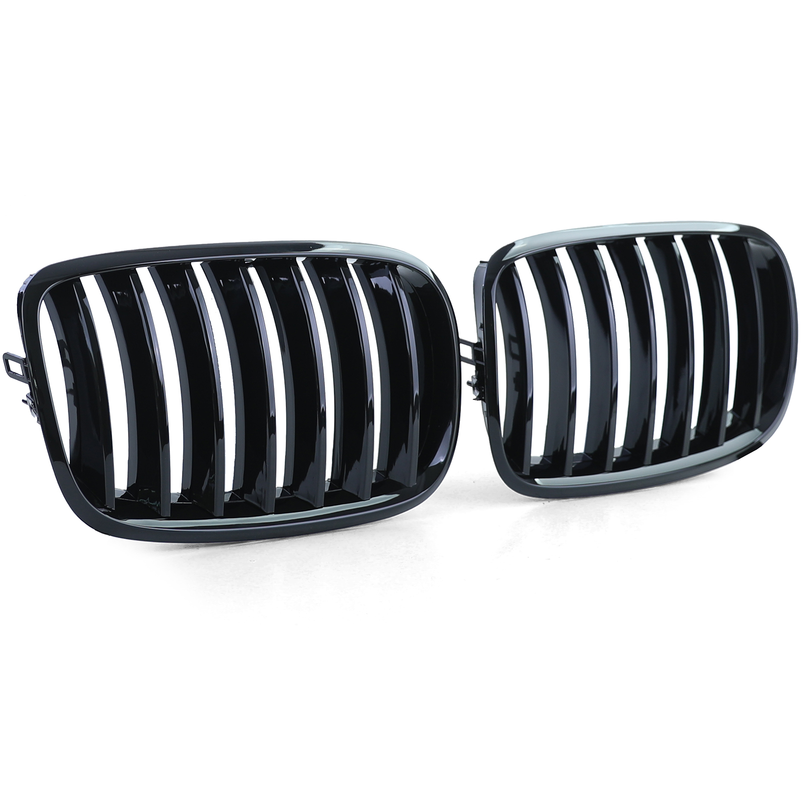 Front grilles kidney for BMW X5/X6 E70/E71 07-14 Performance Black gloss