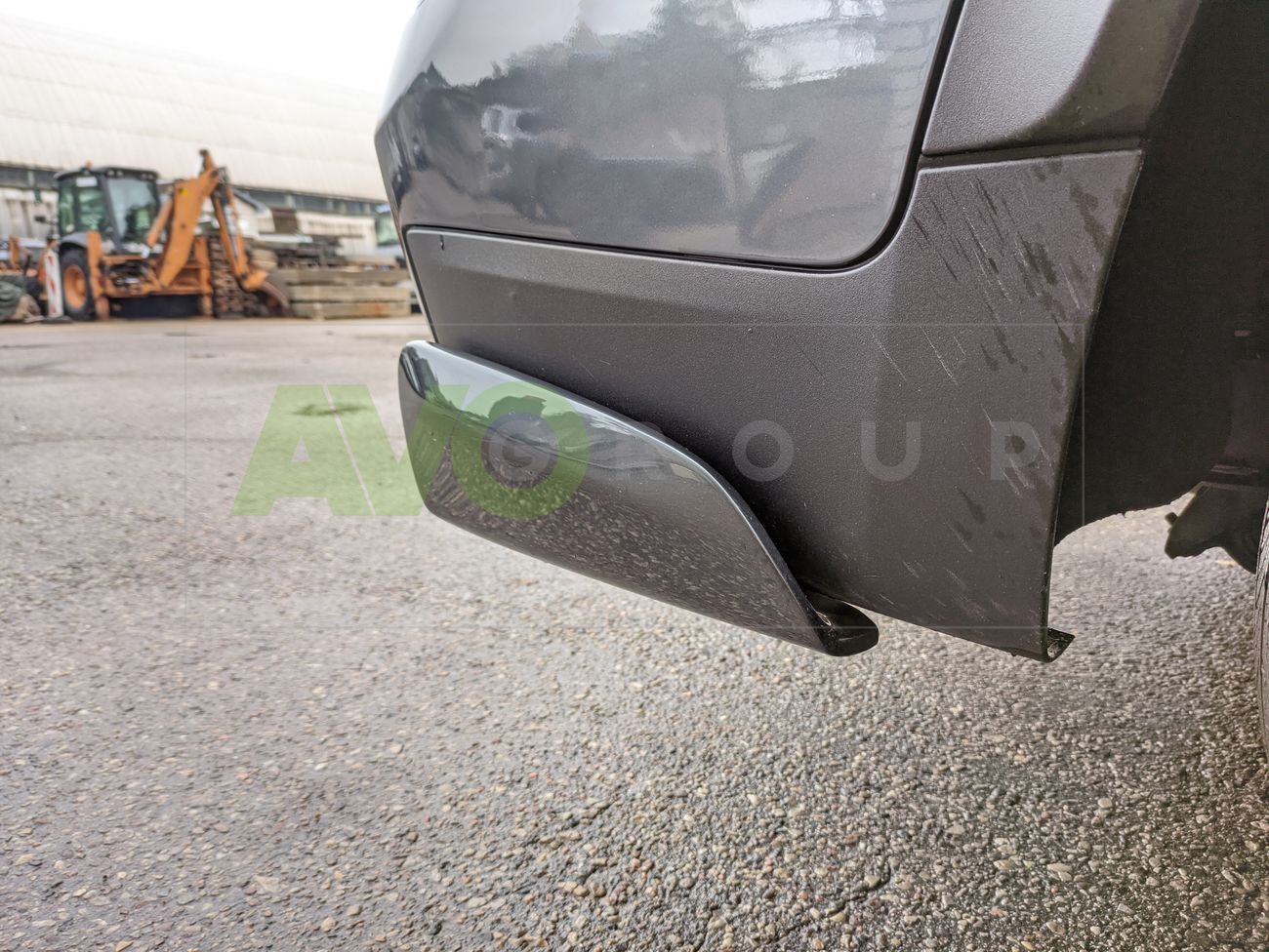 Rear bumper diffuser with flaps for BMW X5 E70 LCI Aero 2010-2014