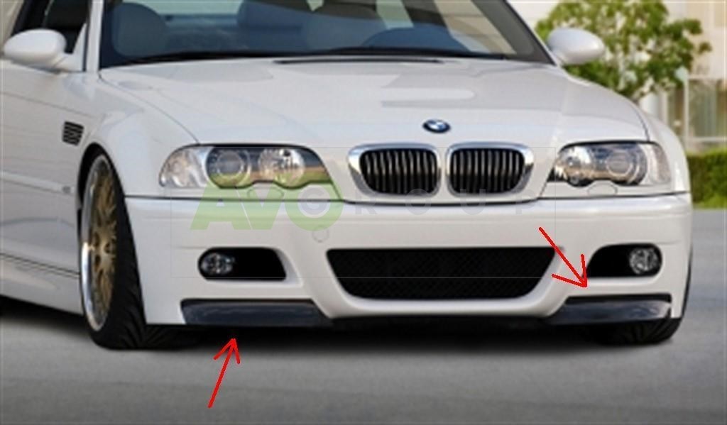 Fangs Spoiler for  BMW 3 E46 M3 1998-2006 Bumper