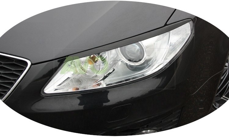 Накладки на фары / Реснички для Seat Exeo 2008-2013 ABS Gloss