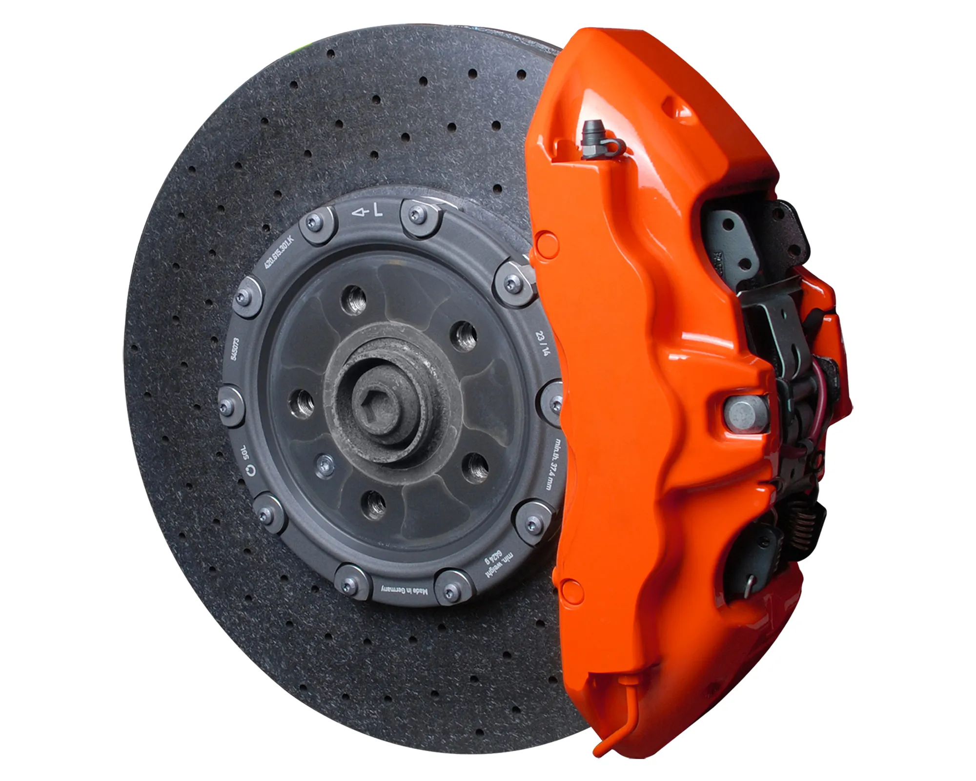 Foliatec FLAME ORANGE Brake Caliper Lacquer Set