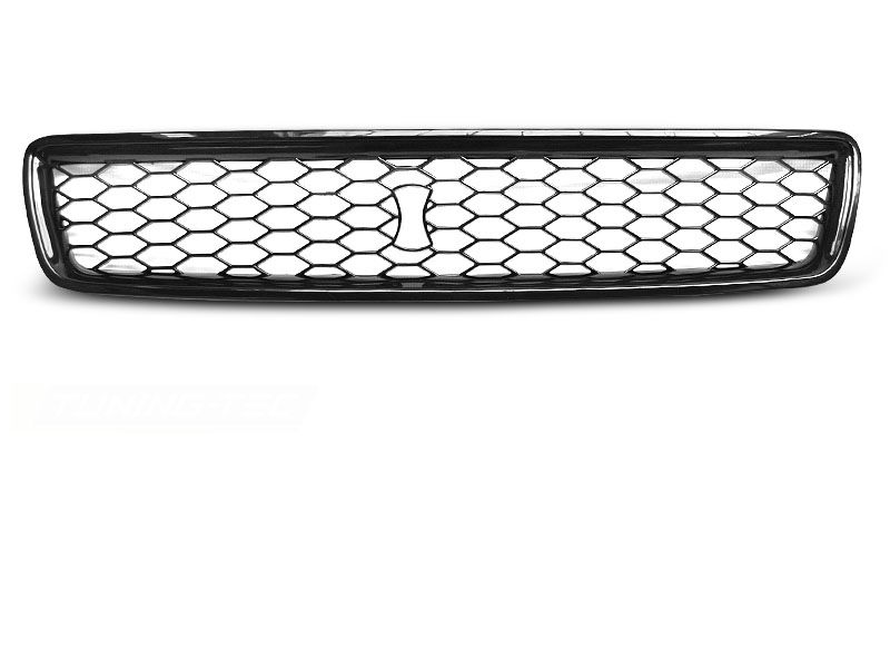 RS4 Look Front Honeycomb Grill for Audi A4 B5 1994-2001 MATT BLACK