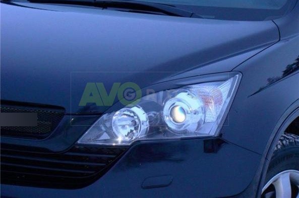 Накладки на фары / Реснички для Нonda CR-V 2006-2012 ABS Gloss