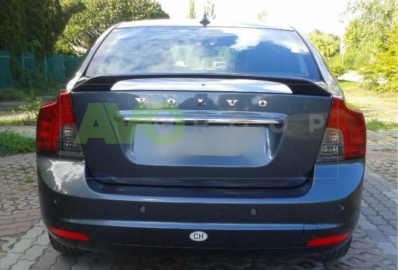 Trunk boot spoiler for Volvo S40 2004-2012