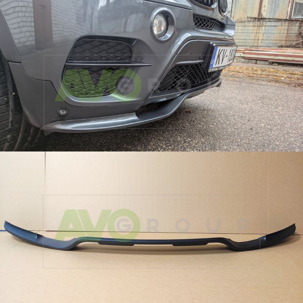Aero Front Bumper Spoiler Lip for BMW X5 E70 LCI 2010-2014