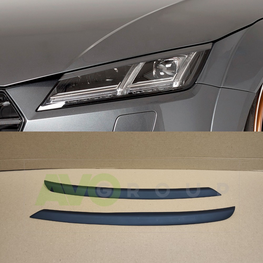 Headlight Eyelids for Audi TT FV/8S 2014-2022 ABS Matt
