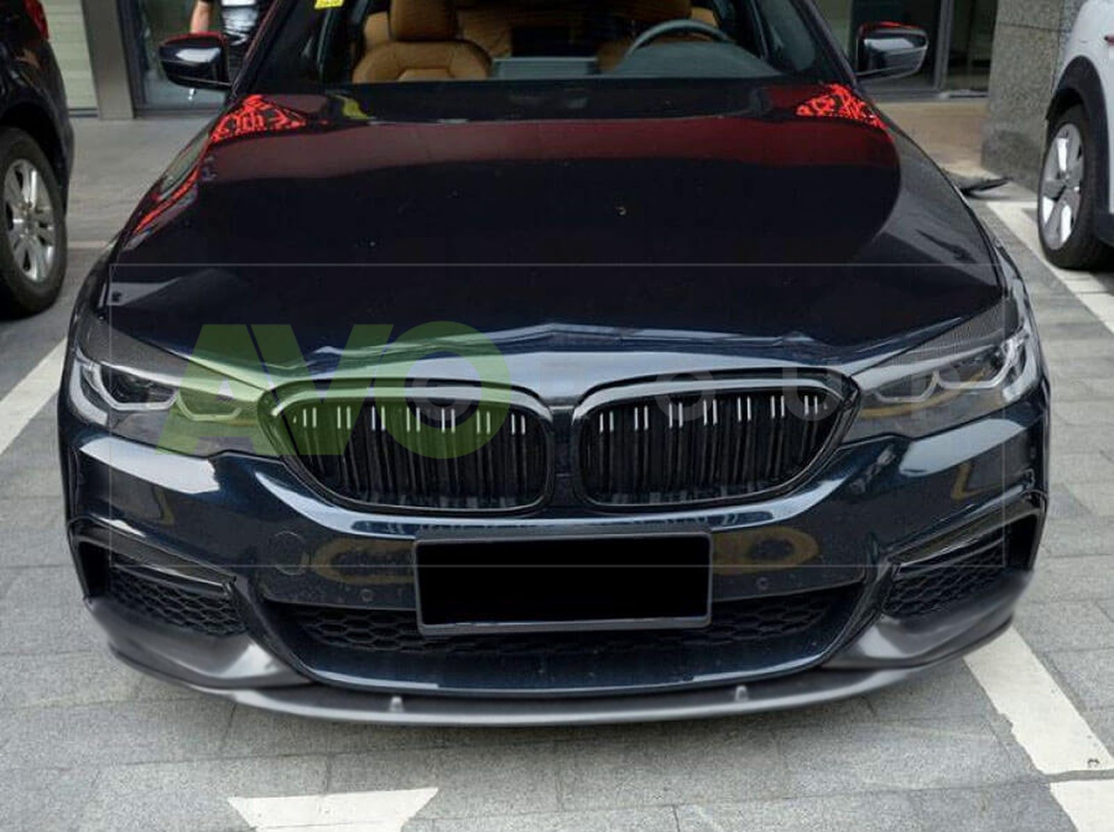 Performance front spoiler splitter for BMW 5 G30 / G31 2016-2020 ABS Matt