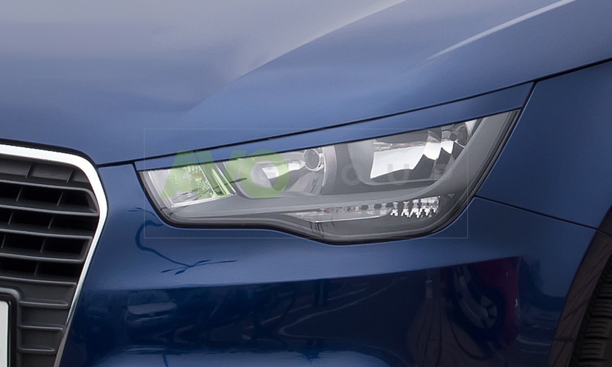Headlight Eyelids for Audi A1 2010-2014 ABS Gloss