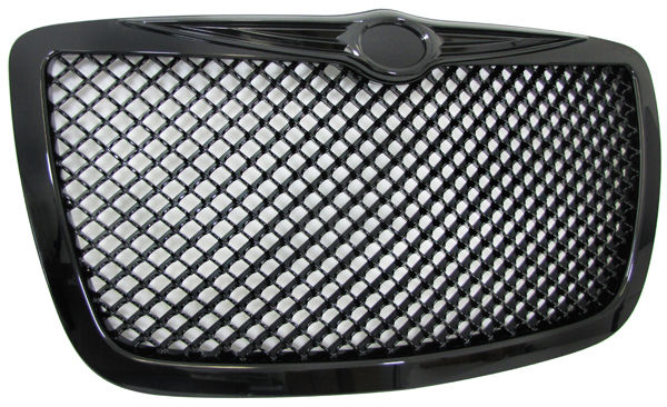 BENTLEY DESIGN Black Front grill For Chrysler 300C 2004-2010