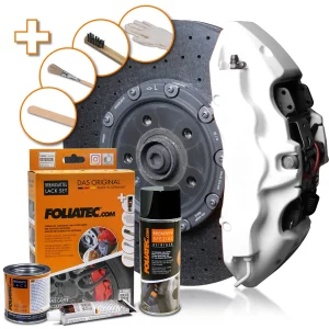 Foliatec PURE WHITE Brake Caliper Lacquer Set