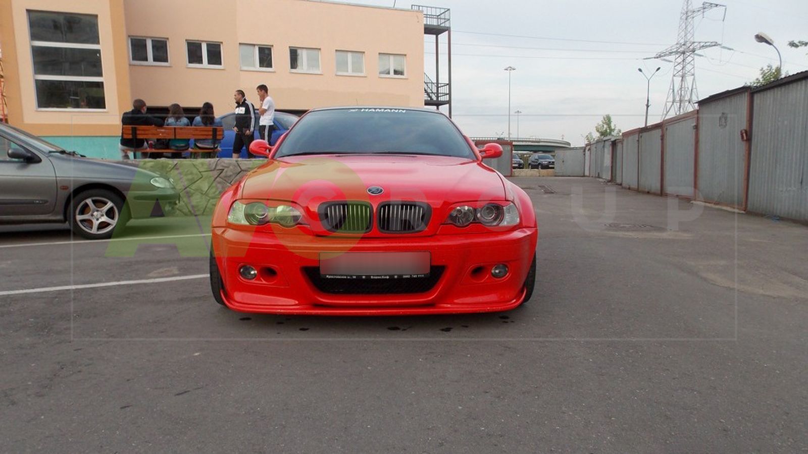 HM style front Spoiler Splitter for BMW M3 E46 1998-2006