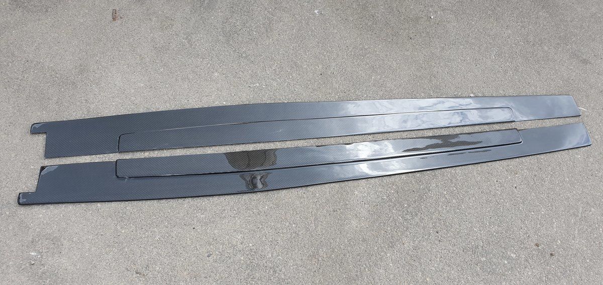 Carbon sideskirt diffusers splitter for BMW X5M F85