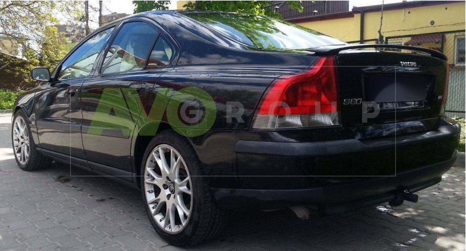 Trunk boot spoiler for Volvo S60 2000-2009 v1