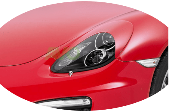 Накладки на фары / Реснички для Porsche Cayman 981 2013-2016 ABS Matt