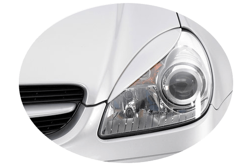 Headlight Eyelids for MB SLK R171 2004-2011 ABS Gloss