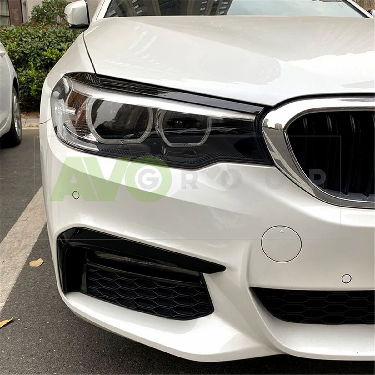 Headlight Eyelids for BMW 5 G30 G31 2016-2020 ABS Gloss