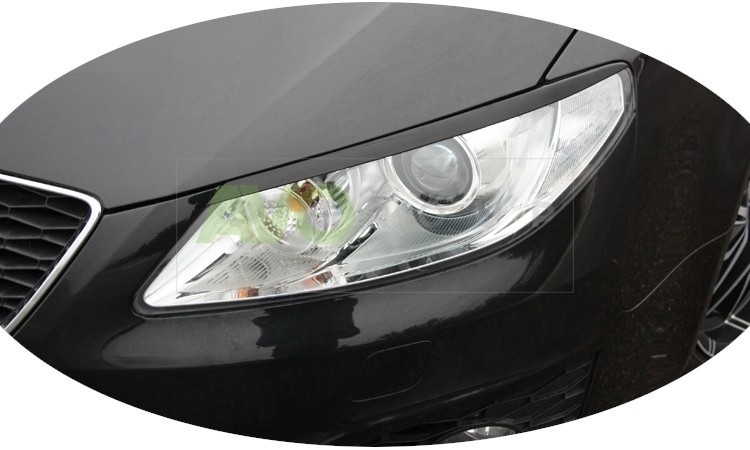 Headlight Eyelids for Seat Exeo 2008-2013 ABS Gloss