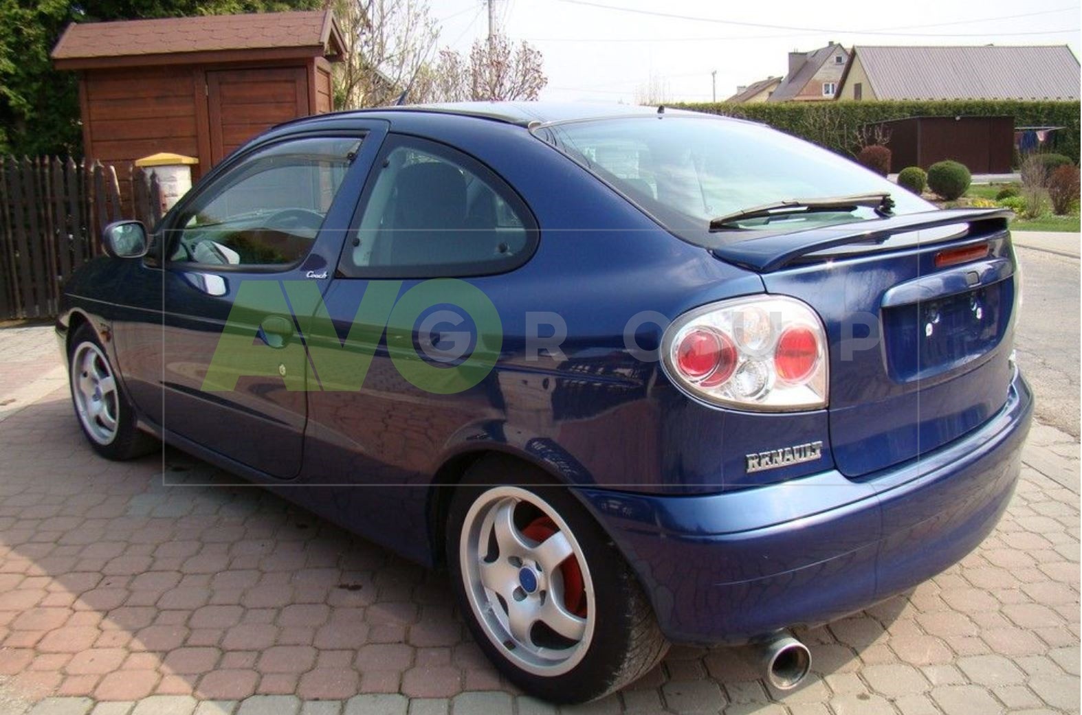Trunk boot spoiler for Renault Megane 1 Coupe 1996-2003 v1