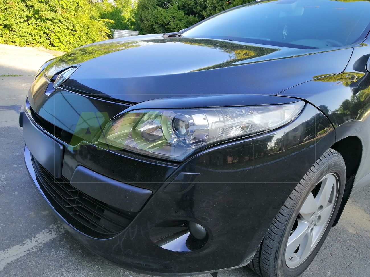 Headlight Eyelids for Renault Megane 3 2008-2013 ABS Gloss