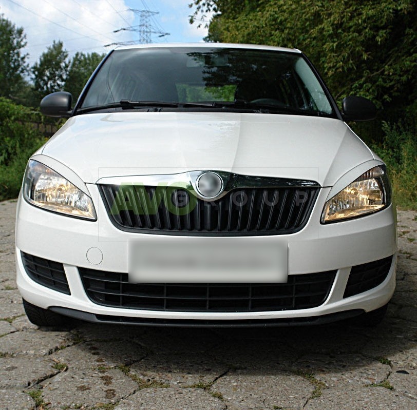 Headlight Eyelids for Skoda Fabia 2 / Roomster 2006-2010 v1 ABS Gloss