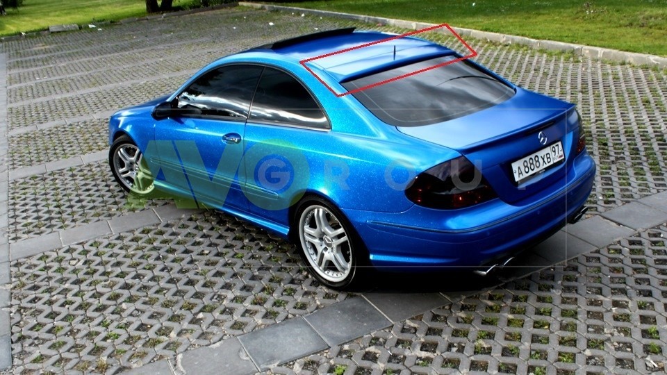 Спойлер на заднее стекло для MB CLK C209 2002-2010