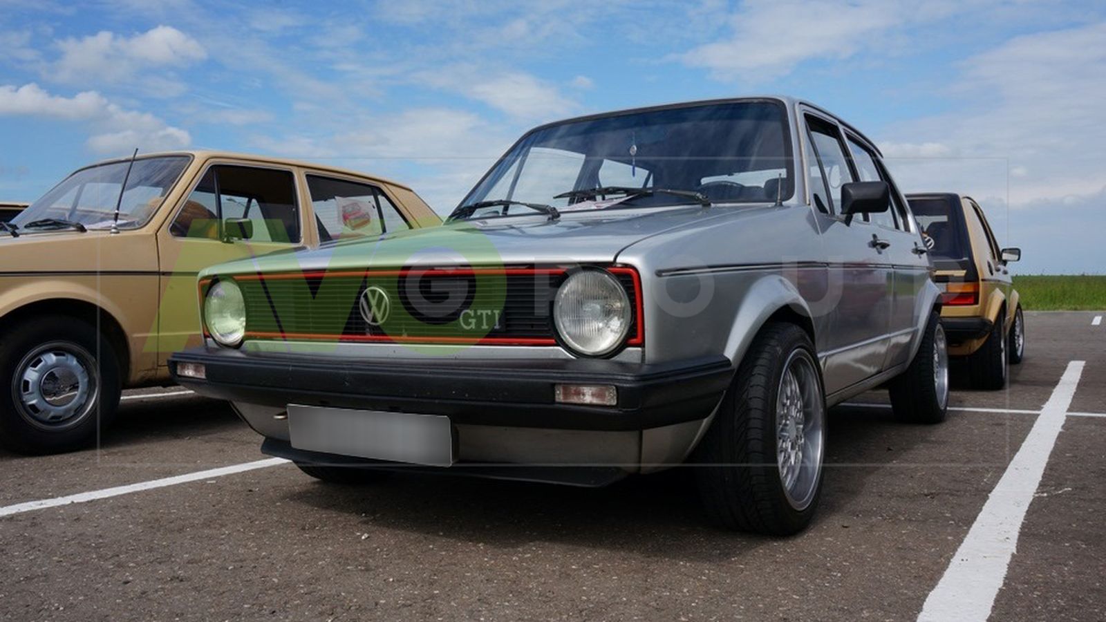 Front bumper for VW Golf 1 1973-1983 Black matt