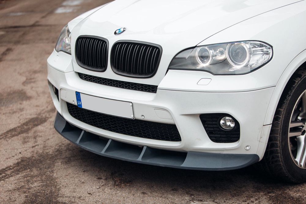 Sport Priekšējā bampera uzlika / spoileris / lūpa priekš BMW X5 E70 2007-2014 M Sport - Image 2