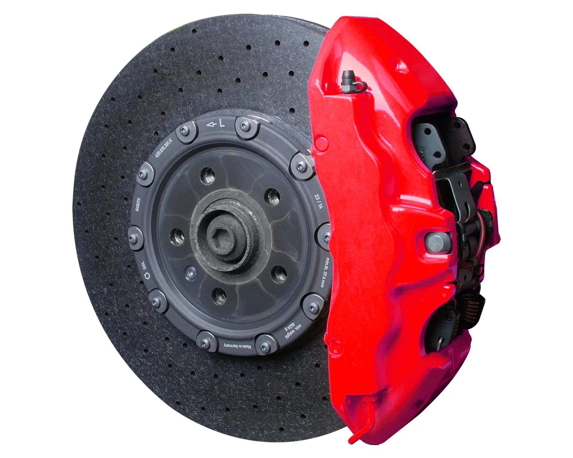 Foliatec NEON RED Brake Caliper Lacquer Set