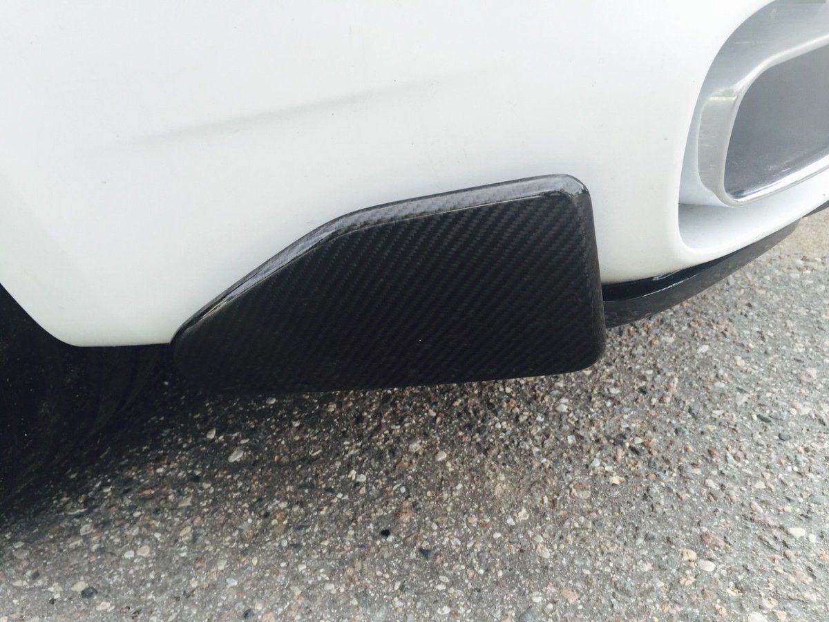 Rear bumper Carbon fiber side flaps for BMW X5 F15 2014-2018