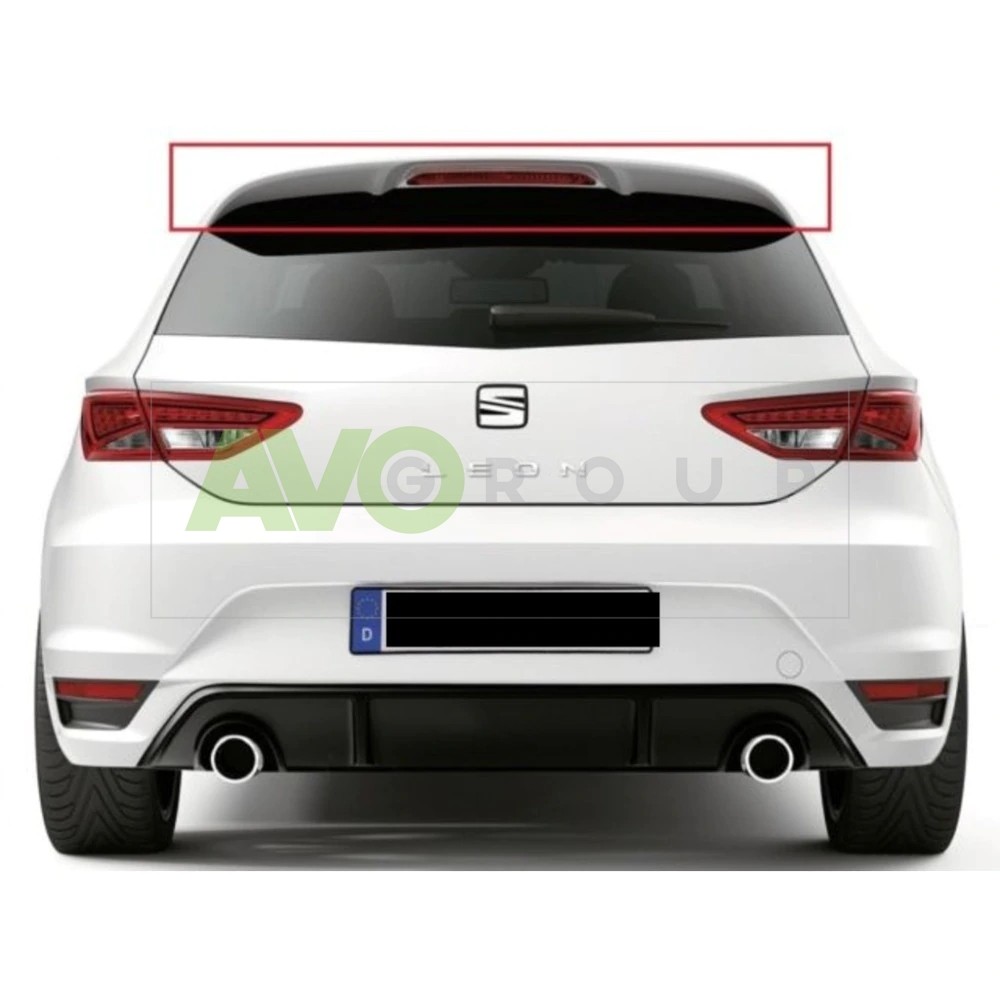 Roof spoiler for Seat Leon 3 Mk3 Cupra 2012-2018