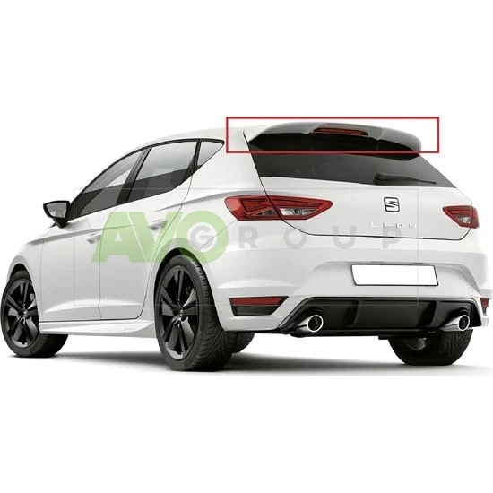 Roof spoiler for Seat Leon 3 Mk3 Cupra 2012-2018