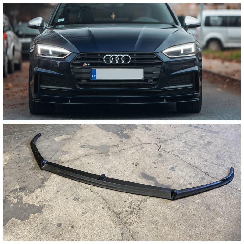 Front Spoiler Splitter for Audi A5 S5 B9 2016-2019 GRP