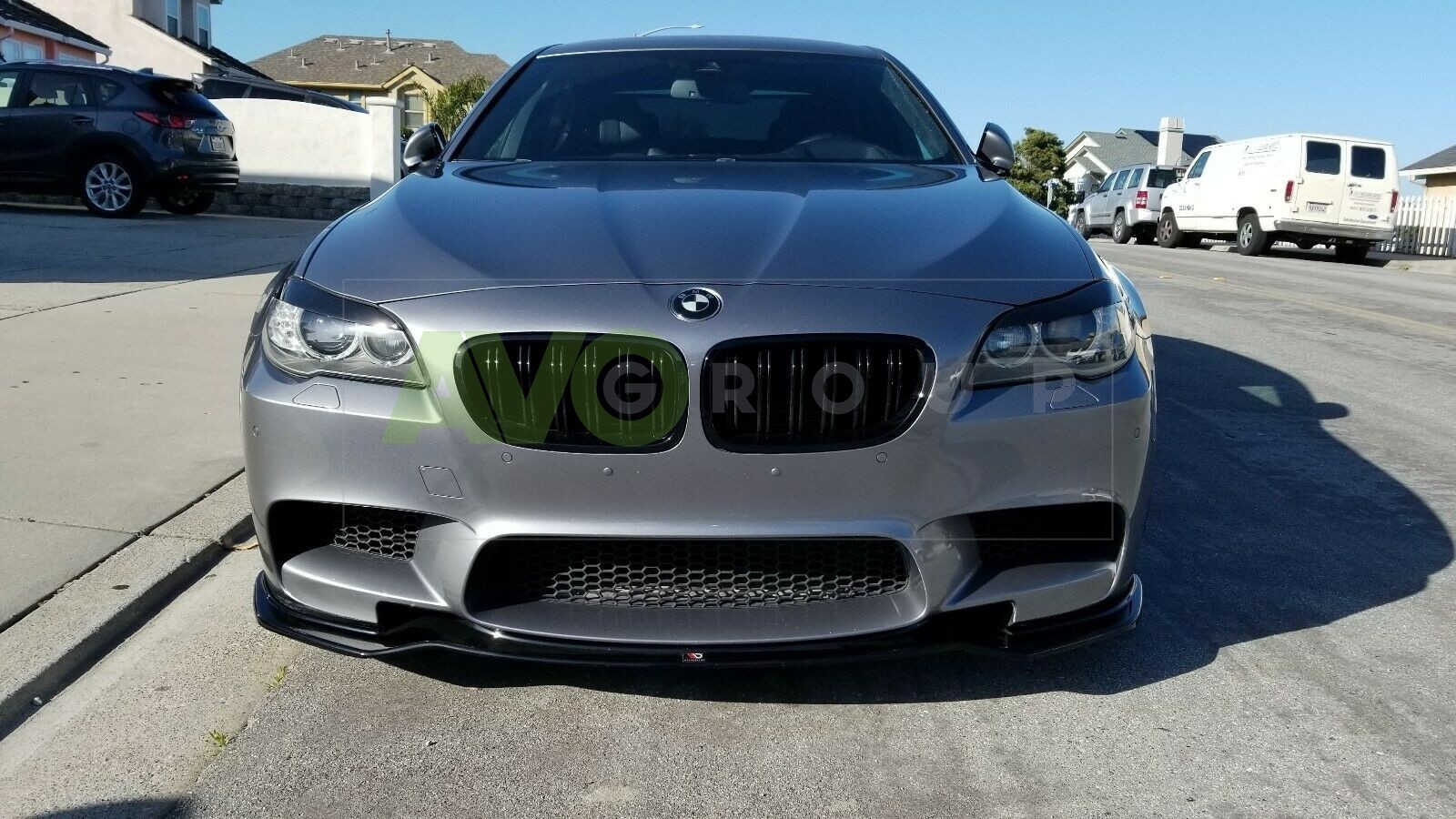 Headlight Eyelids for BMW 5 F10 / F11 2010-2013 ABS Matt - Image 3