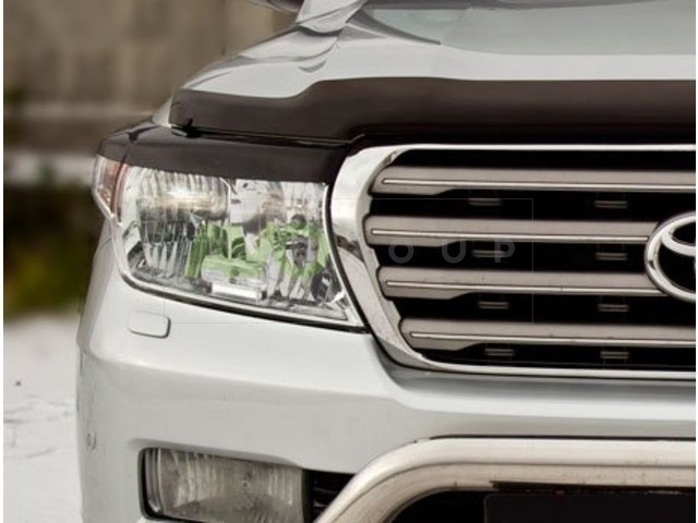 Headlight Eyelids for Toyota LAND CRUISER 200 2007-2012 ABS Gloss