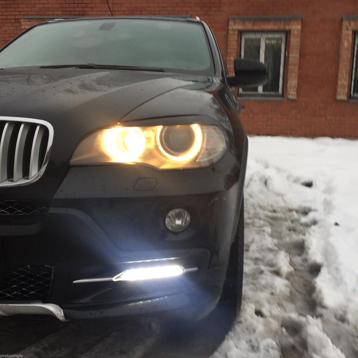 LED Front bumper DRL Lights for BMW X5 E70 2007-2010