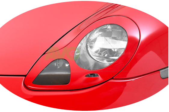 Накладки на фары / Реснички для Porsche Boxster 986 96-04 / 911 996 98-01 ABS Matt
