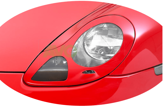 Headlight Eyelids for Porsche Boxster 986 96-04 / 911 996 98-01 ABS Matt