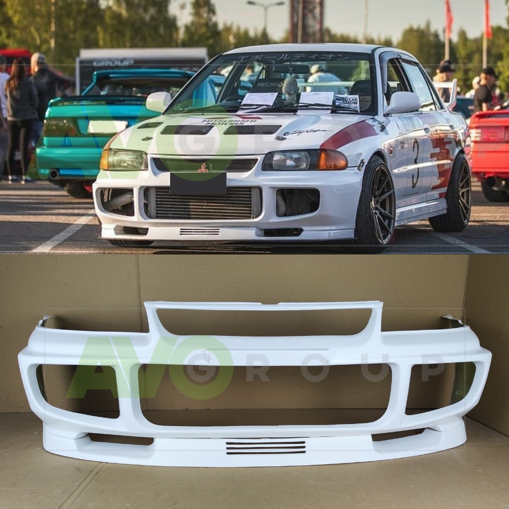 Front bumper with lip for Mitsubishi EVO 3 Evolution III