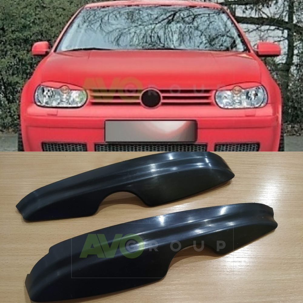 Headlight Eyelids for VW Golf 4 1997-2005 v2 ABS Matt