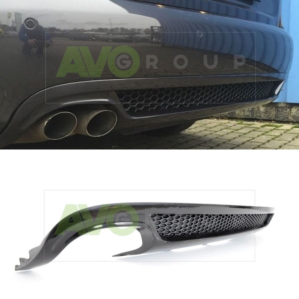 S-Line Style Rear Bumper Diffuser for Audi A4 B8 2008-2011