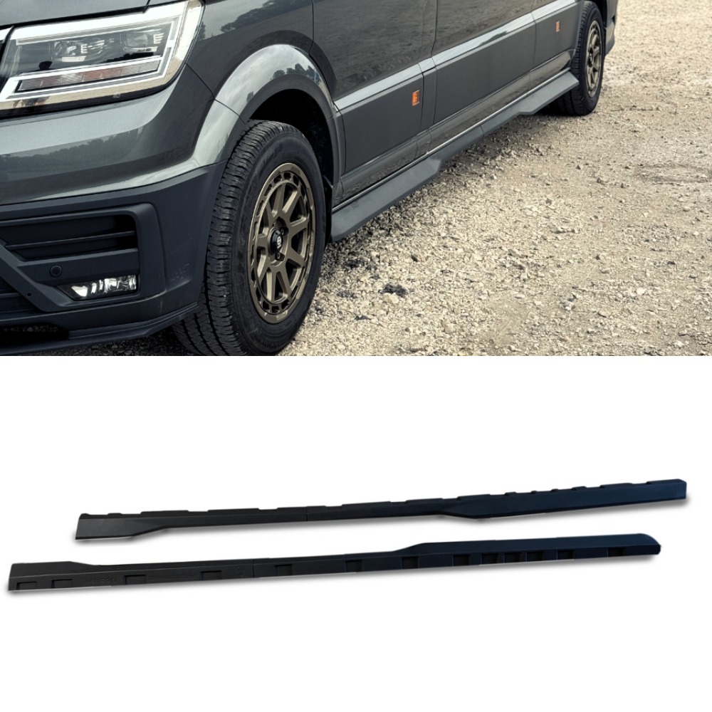 Sport design Side skirts Extensions for VW Crafter 2 Mk2 LWB / ELWB