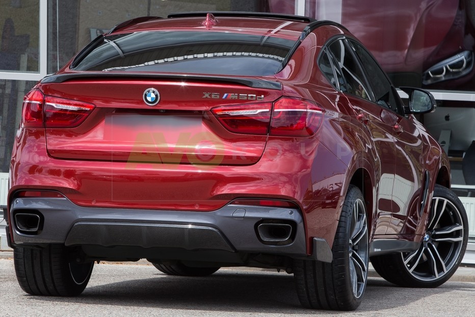 Rear bumper diffuser for BMW X6 F16 2014-2018